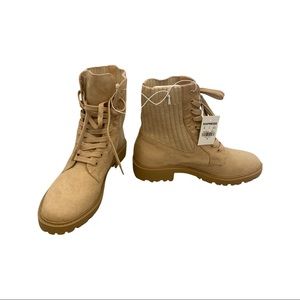 Tonal Combat Booties from Express size 7.5 (Brand New)